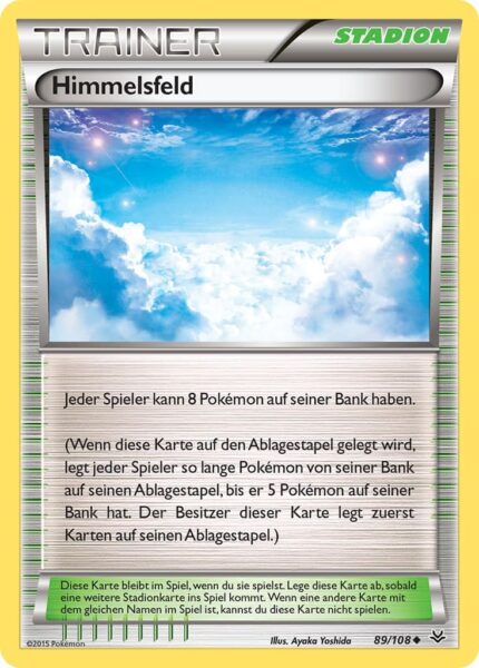 Himmelsfeld-89-108-XY-Drachenleuchten-Pokémon-Karte-Deutsch-TCG-Sammelkartenspiel
