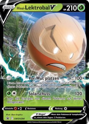 Hisui-Lektrobal-V-SWSH294-Große-XXL-Jumbo-Pokémon-Karte