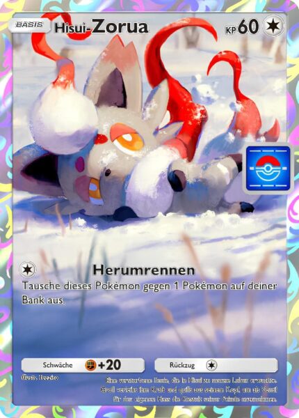 Hisui-Zorua-076-P-B-Promo-Karte-Pokémon-TCG-Sammelkartenspiel-Pocket-Deutsch