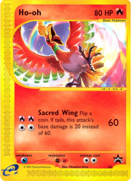 Ho-Oh-52-Wizards-Black-Star-Promo-Pokémon-Karte-Englisch-TCG-Sammelkartenspiel