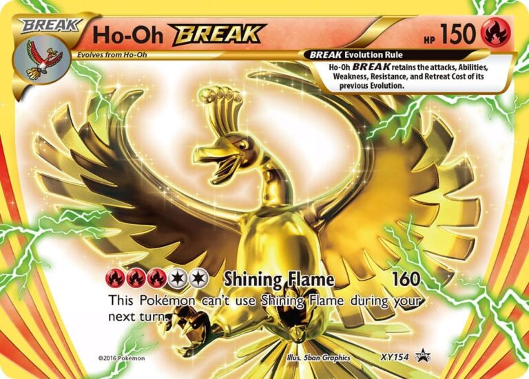 Ho-Oh-BREAK-TURBO-XY154-Black-Star-Promo-Pokémon-Karte-Englisch