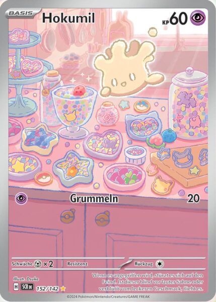 Hokumil_152-142_SCR-DE_Stellarkrone_Illustration-Rare-Pokémon-Karte_Deutsch_Karmesin-Purpur_TCG-Sammelkartenspiel