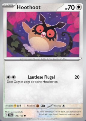 Hoothoot_126-162_TEF-DE_Gewalten-der-Zeit_Temporal-Forces_Pokémon-Karte_Deutsch_TCG