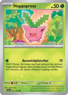 Hoppspross_001-193_Entwicklungen-in-Paldea_Pokémon-Karte