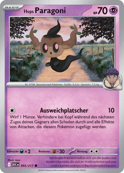 Hops-Paragoni-095-217-ASC-Erhabene-Helden-Pokémon-Karte-Deutsch