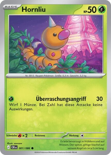 Hornliu-001-086-Wachsendes-Chaos-Pokémon-Karte-Deutsch