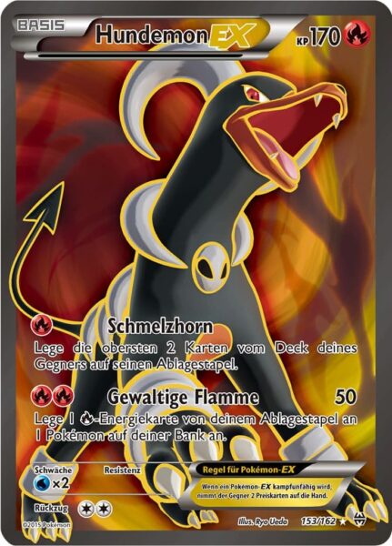 Hundemon-EX-153-162-XY-TURBOstart-Full-Art-Pokémon-Karte-Deutsch