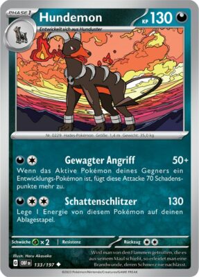 Hundemon_133-197_OBF_Obsidianflammen_Obsidian-Flames_Pokémon-Karte_Deutsch