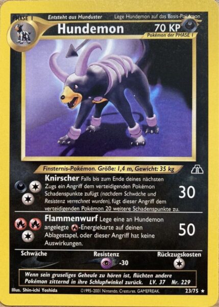 Hundemon_23-75_Neo-Entdeckung-Discovery_Pokémon-Karte_Deutsch