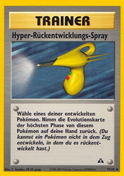 Hyper-Rückentwicklungs-Spray_73-75_Neo-Entdeckung-Discovery_Pokémon-Karte_Deutsch