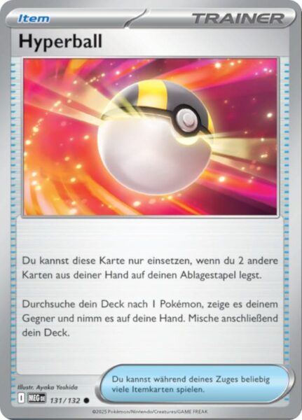 Hyperball-131-132-Mega-Entwicklung-Pokémon-Karte-Deutsch