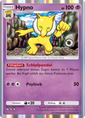 Hypno-125-Pokémon-TCG-Sammelkartenspiel-Pocket-Unschlagbare-Gene-Digitale-Karte-2024
