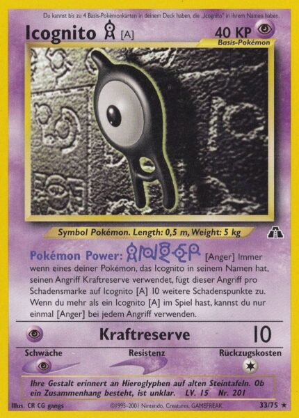 Icognito-A_33-75_Neo-Entdeckung-Discovery_Pokémon-Karte_Deutsch