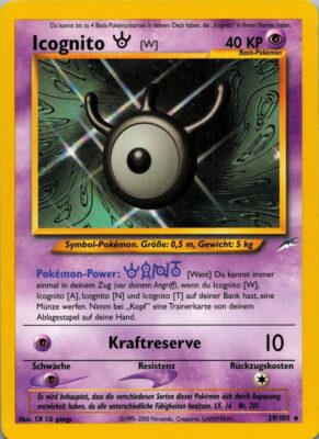 Icognito-W_29-105_Neo-Destiny_Pokémon-Karte_Deutsch