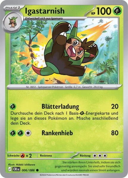 Igarstarnish-006-086-Wachsendes-Chaos-Pokémon-Karte-Deutsch