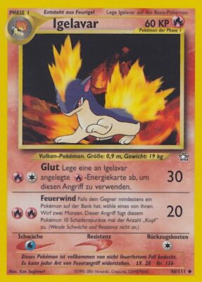Igelavar_46-111_Neo-Genesis_Pokémon-Karte_Deutsch