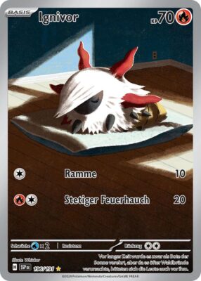 Ignivor-196-191-SSP-DE-Karmesin-Purpur-Stürmische-Funken-Illustration-Rare-Pokémon-Karte-Deutsch-TCG