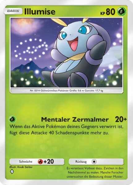 Illumise-004-069-B2b-Mega-Schillern-Pokémon-TCG-Sammelkartenspiel-Pocket-Karte-Deutsch