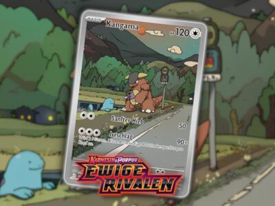 Illustration-Rare-Pokémon-Karte-Illustrationskarte-Kangama-enthüllt-Karmesin-Purpur-Ewige-Rivalen-TCG-Sammelkartenspiel-4