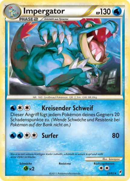 Impergator-25-95-Ruf-der-Legenden-Pokémon-Karte-Deutsch-TCG-Sammelkartenspiel