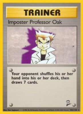 Imposter-Professor-Oak-Falscher-Professor-Eich_102-130_Base-Set-2_Pokémon-Karte_Englisch