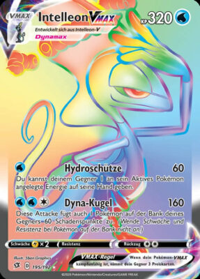 Intelleon-VMAX-195-Clash-der-Rebellen-Pokémon-Karte