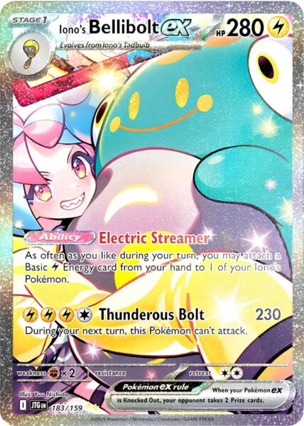Ionos-Bellibolt-ex-Enigmaras-Wampitz-ex-183-159-Journey-Together-Reisegefährten-Special-Illustration-Rare-Pokémon-Karte-Englisch-2025