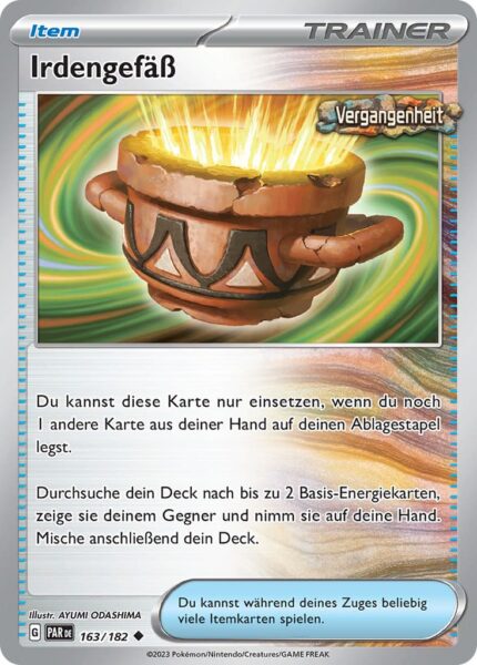 Irdengefäß-163-182-Paradoxrift-Pokémon-Karte-Deutsch