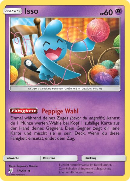 Isso-77-236-Bund-der-Gleichgesinnten-Baby-Pokémon-Karte-TCG-Sammelkartenspiel