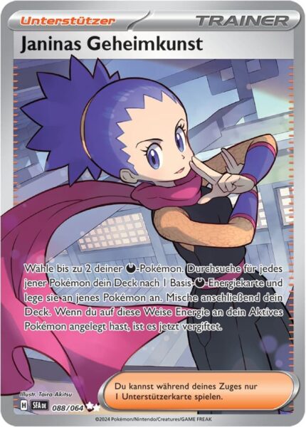 Janinas-Geheimkunst_088-064_SFA-DE_Nebel-der-Sagen_Full-Art-Pokémon-Karte_Deutsch-TCG-Sammelkartenspiel_Karmesin-Purpur