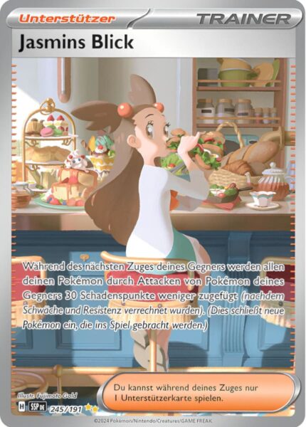 Jasmins-Blick-245-191-Karmesin-Purpur-Stürmische-Funken-Special-Illustration-Rare-Pokémon-Karte-Deutsch