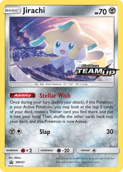 Jirachi-SM161-Team-Up-Prerelease-Promo-Pokémon-Karte-Englisch