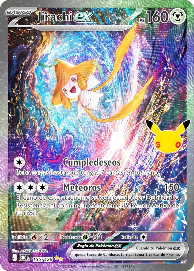 Jirachi-ex-155-128-30C-30-Jahre-30th-Celebration-Special-Illustration-Rare-Pokémon-Karte-Spanisch (1)
