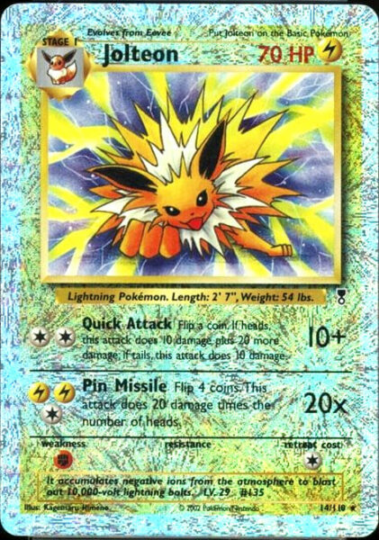 Jolteon_Blitza_14-110_Legendary-Collection-Reverse-Holo_Pokémon-Karte