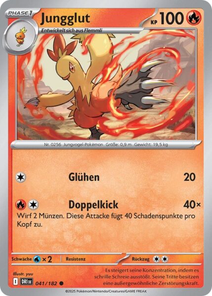 Jungglut-041-182-Ewige-Rivalen-Pokémon-Karte-Karmesin-Purpur-Deutsch
