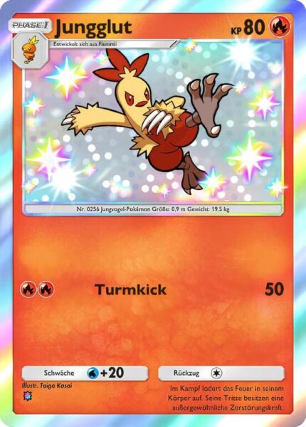 Jungglut-207-155-B3-Pulsierende-Aura-Pokémon-TCG-Sammelkartenspiel-Pocket-Karte-Deutsch