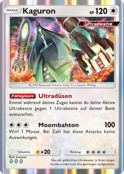 Kaguron-A3a-Dimensionale-Krise-Pokémon-TCG-Sammelkartenspiel-Pocket-Ultrabestie-Karte