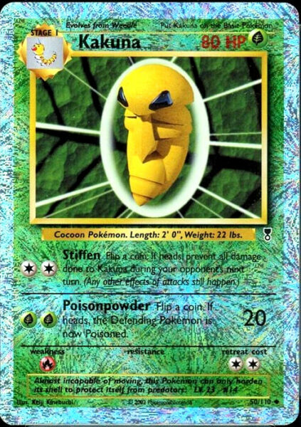 Kakuna_Kokuna_50-110_Legendary-Collection-Reverse-Holo_Pokémon-Karte