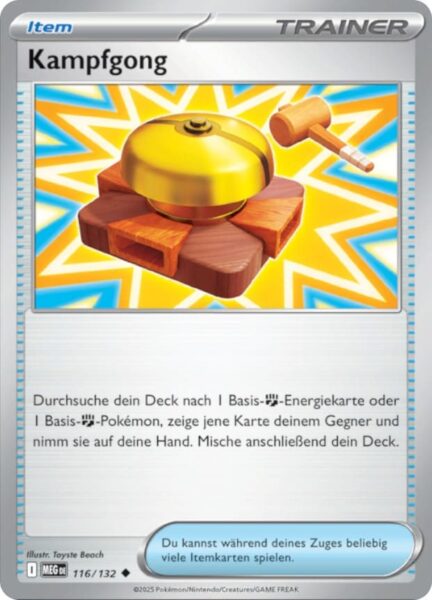 Kampfgong-116-132-Mega-Entwicklung-Pokémon-Karte-Deutsch