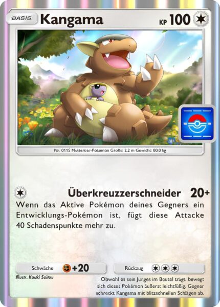 Kangama-097-P-A-Promo-Karte-Pokémon-TCG-Sammelkartenspiel-Pocket-Deutsch