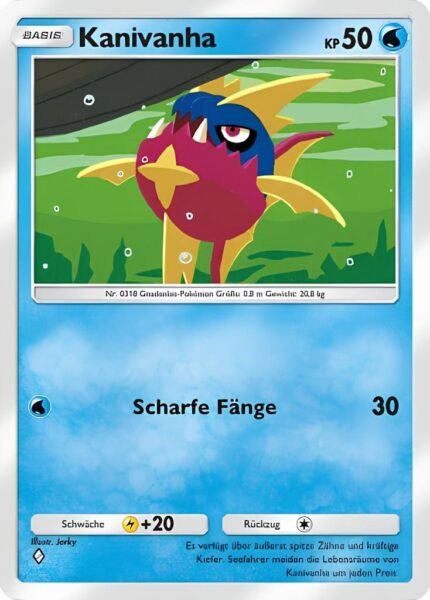 Kanivanha-034-155-B4-Herrscher-der-Luefte-Pokemon-TCG-Sammelkartenspiel-Pocket-Karte-neu