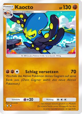Kaocto-163-Pokémon-TCG-Sammelkartenspiel-Pocket-Unschlagbare-Gene-Digitale-Karte-2024