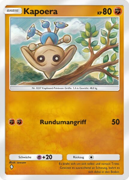 Kapoera-085-207-Kollision-von-Raum-und-Zeit-Pokémon-TCG-Sammelkartenspiel-Pocket-Karte