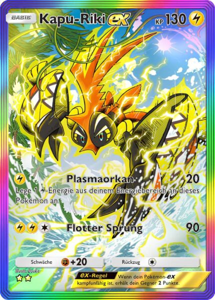 Kapu-Riki-ex-084-069-A3a-Dimensionale-Krise-Pokémon-TCG-Sammelkartenspiel-Pocket-Rainbow-Illustration-Rare-Karte