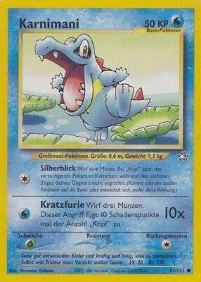 Karnimani_81-111_Neo-Genesis_Pokémon-Karte_Deutsch