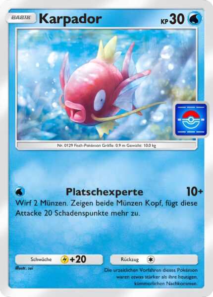 Karpador-014-P-B-Promo-Karte-Pokémon-TCG-Sammelkartenspiel-Pocket-Deutsch