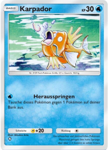 Karpador-017-068-Pokémon-TCG-Sammelkartenspiel-Pocket-Mysteriöse-Insel-Karte-A1a