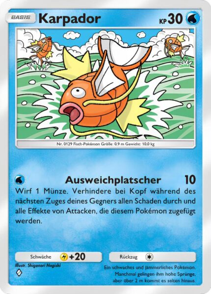 Karpador-044-161-Weisheit-von-Meer-und-Himmel-A4-Pokémon-TCG-Sammelkartenspiel-Pocket-Karte