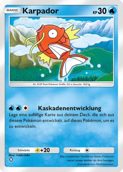 Karpador-050-226-B1-Mega-Aufstieg-Pokémon-Karte-Deutsch-neu