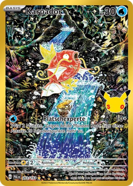 Karpador-203-193-30-Jahre-30th-Celebration-Classic-Collection-Pokémon-Karte-Deutsch